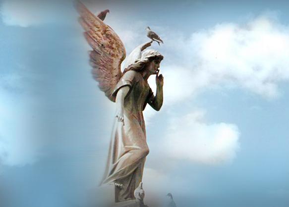 angel en cementerio